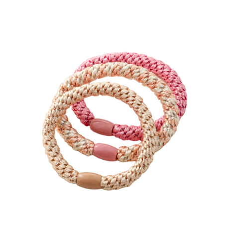 Hair Tie 3-pack - Coral