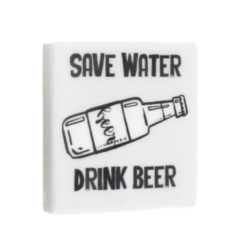 Magneettegeltje Drink beer