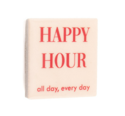 Magneettegeltje Happy Hour
