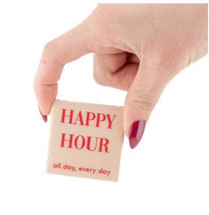 Magneettegeltje Happy Hour