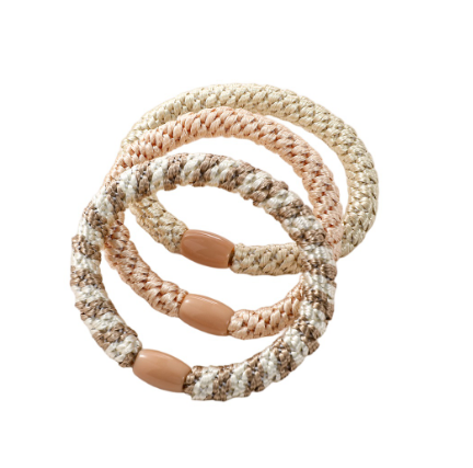 Hair Tie 3-pack - Cream