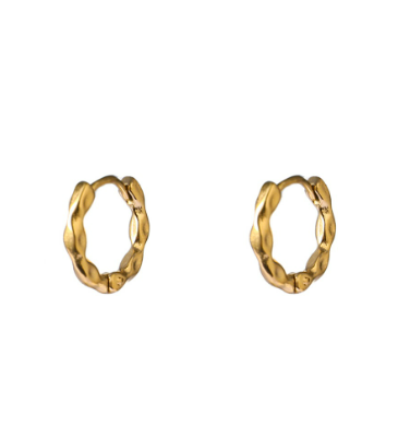 Oorbellen Hammered Hoop