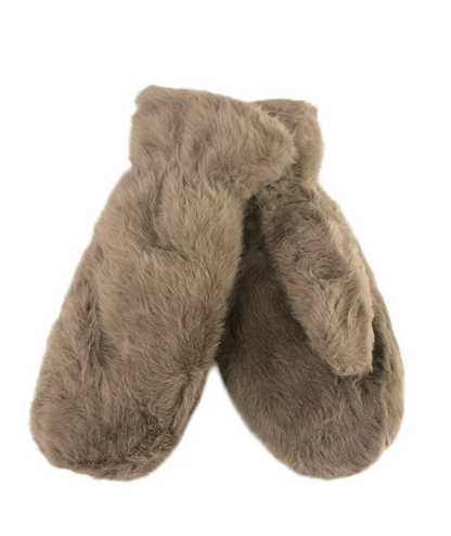 Teddy wanten taupe