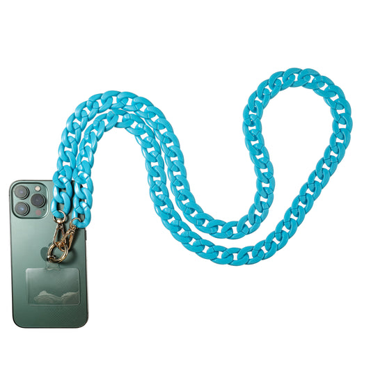 Telefoonkoord Chain Blauw