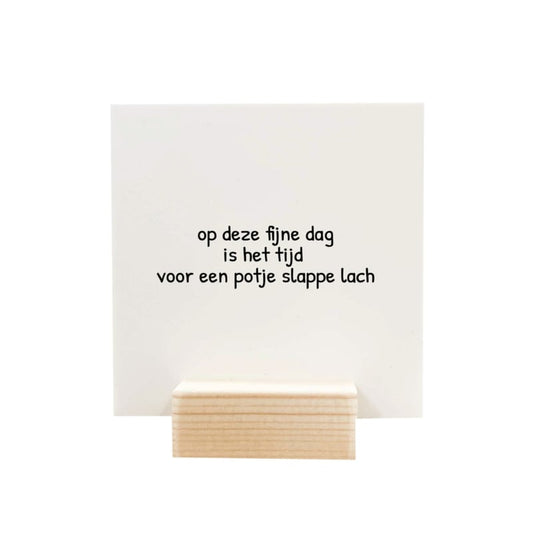 Blockie Fijne dag