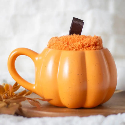 Mok Oranje pompoen + sokken