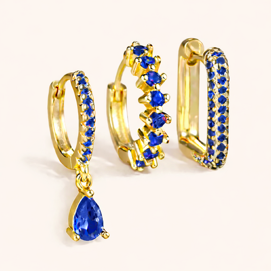 Oorbellenset Fia Blauw