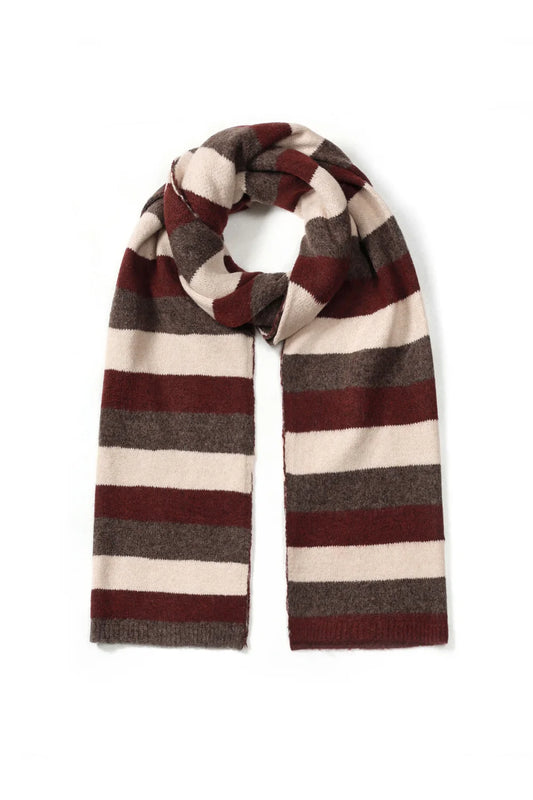 Sjaal Manon bordeaux