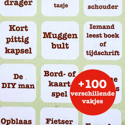 Camping bingo