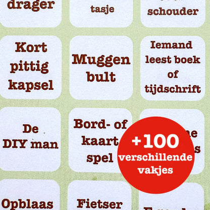 Camping bingo