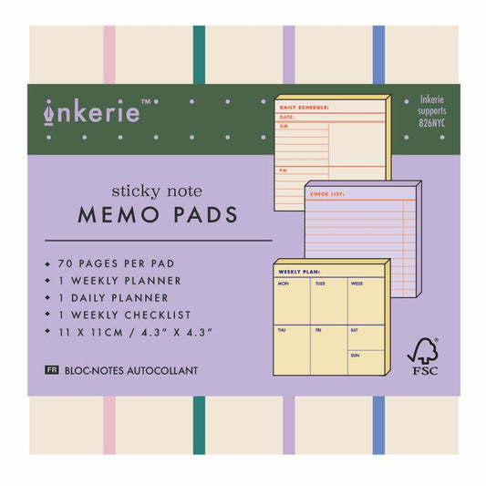 Sticky Notes Set of 3