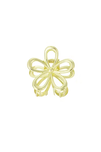 Haarspeld bloem goud
