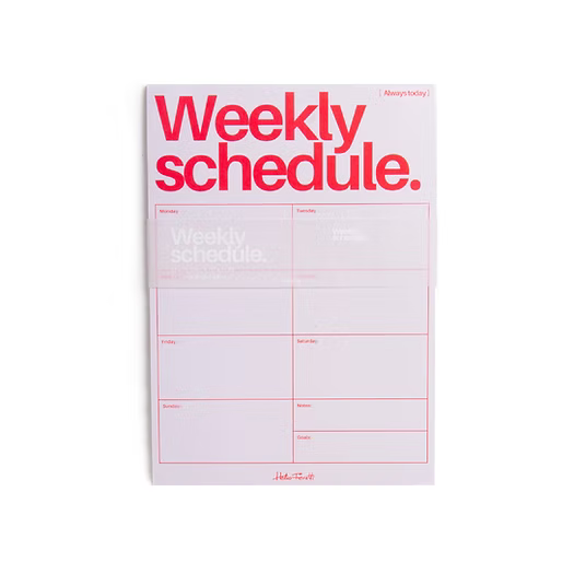 Weekly Schedule