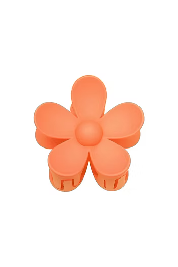 Haarspeld bloem oranje