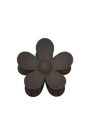 Haarspeld bloem donkerbruin