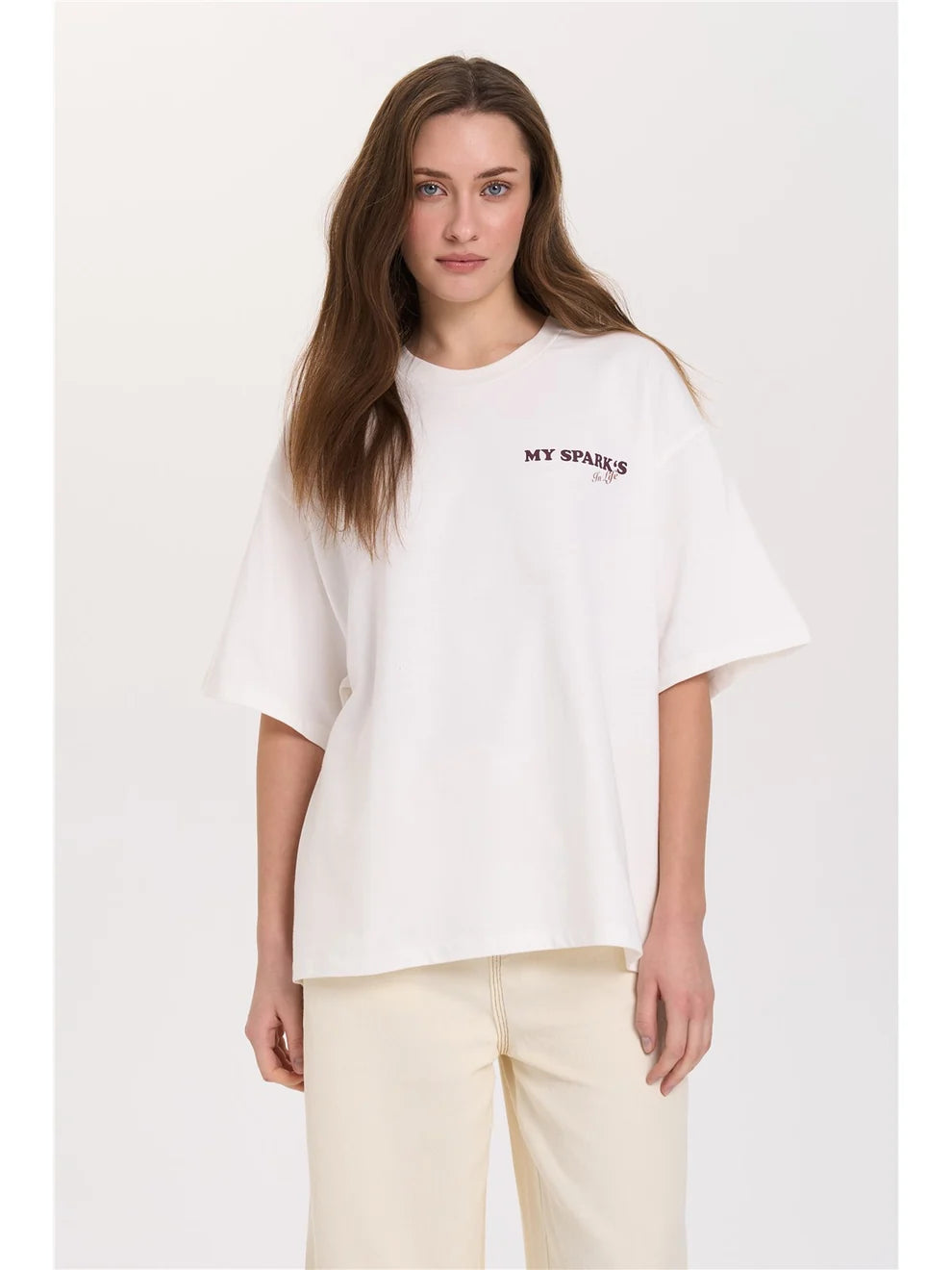 Wit T-shirt My Sparks