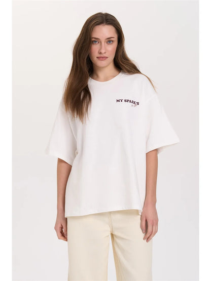 Wit T-shirt My Sparks