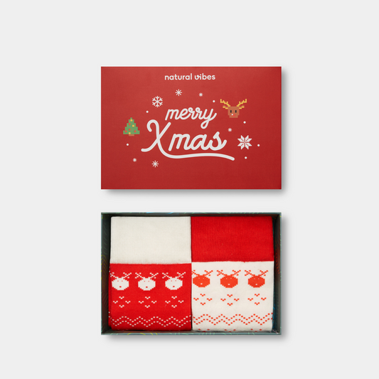 Giftset sokken Merry Xmas