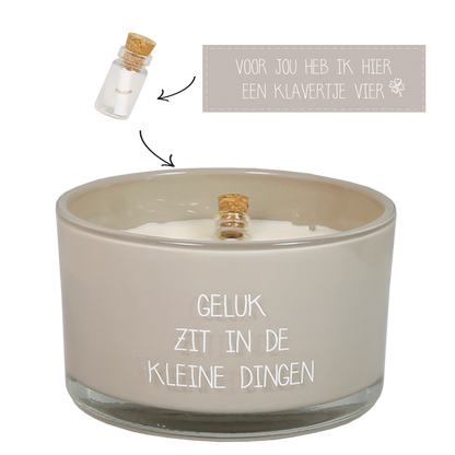 Geurkaars Flesje Geluk
