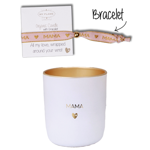 Geurkaars (met armbandje) Mama