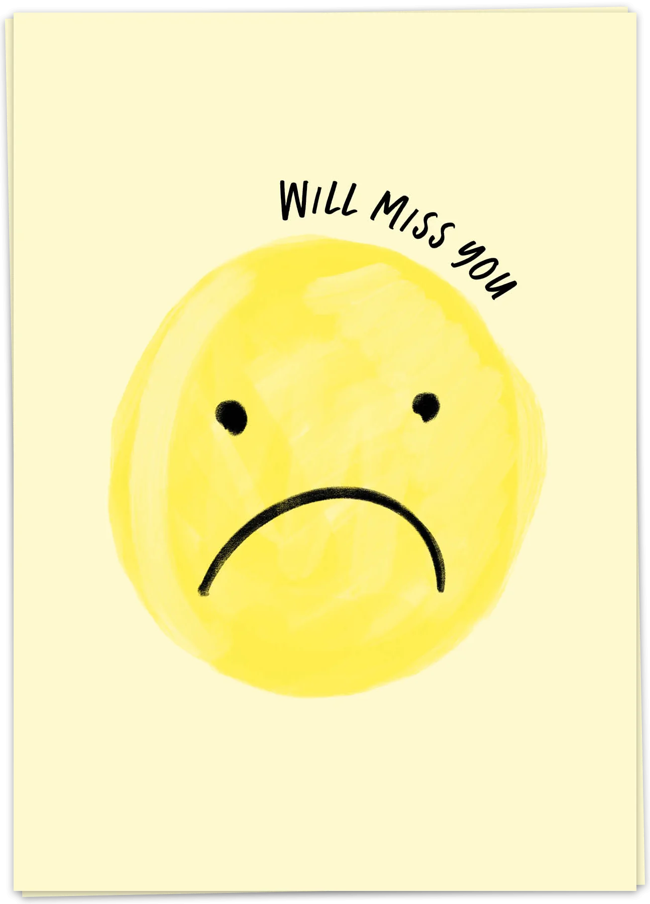 Will miss you - Kaart Blanche