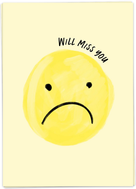 Will miss you - Kaart Blanche