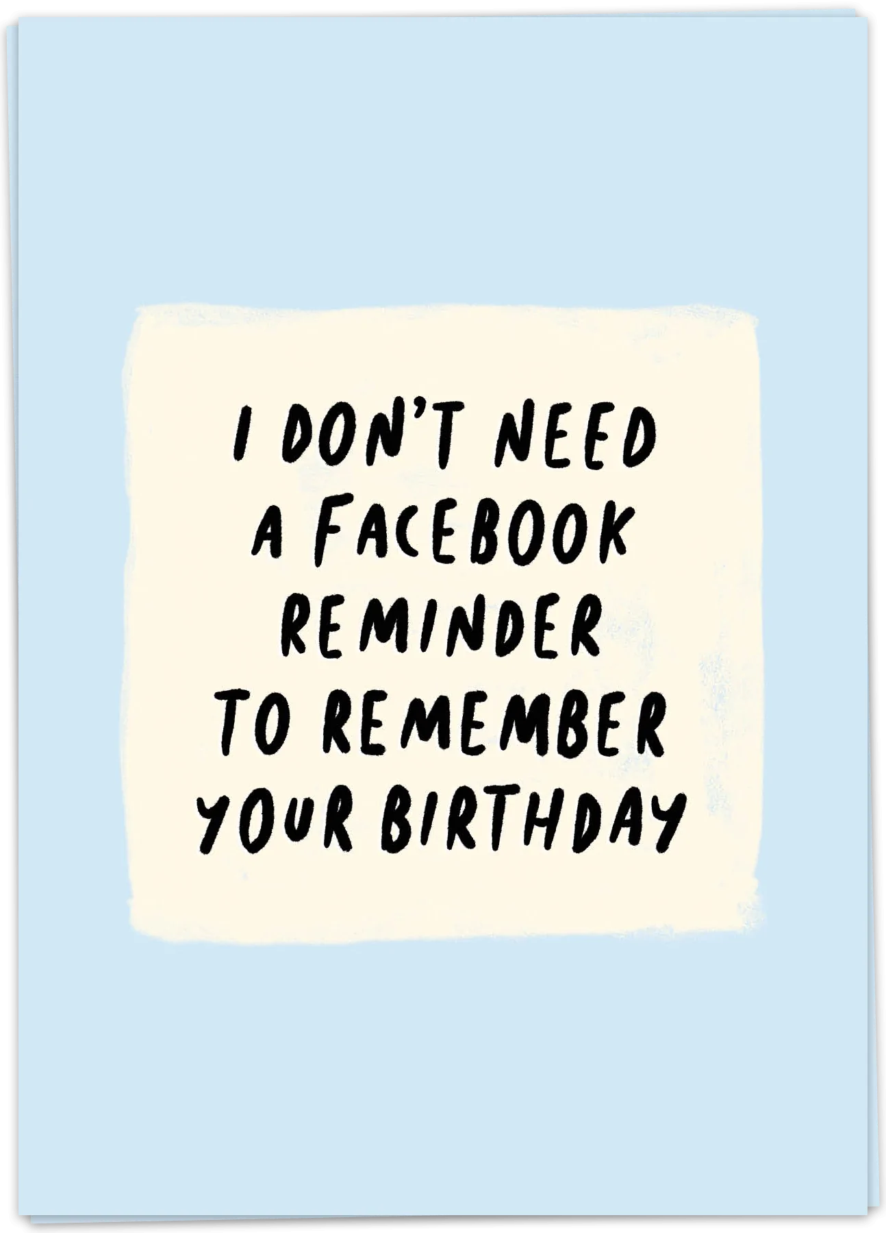Facebook birthday - Kaart Blanche