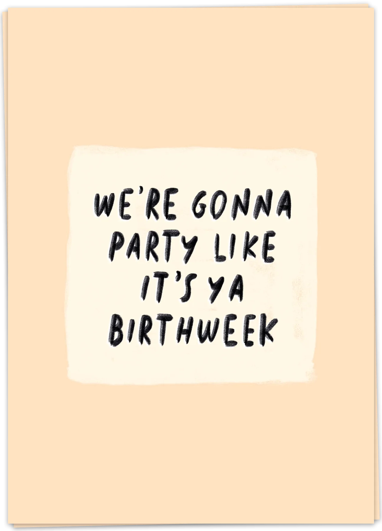 Birthday week - Kaart Blanche