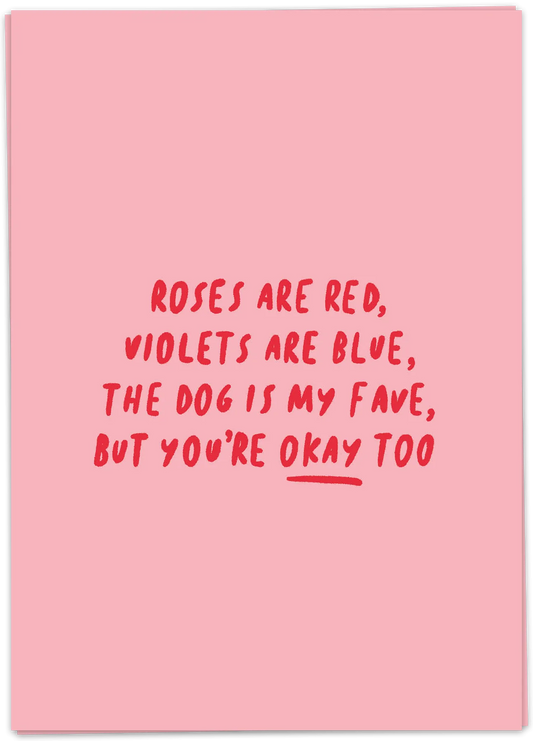 Dog is my fave - Kaart Blanche