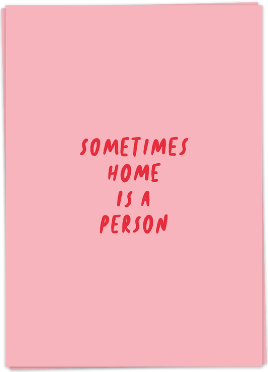 Home is a person - Kaart Blanche