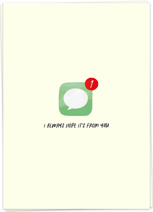Message from you - Kaart Blanche