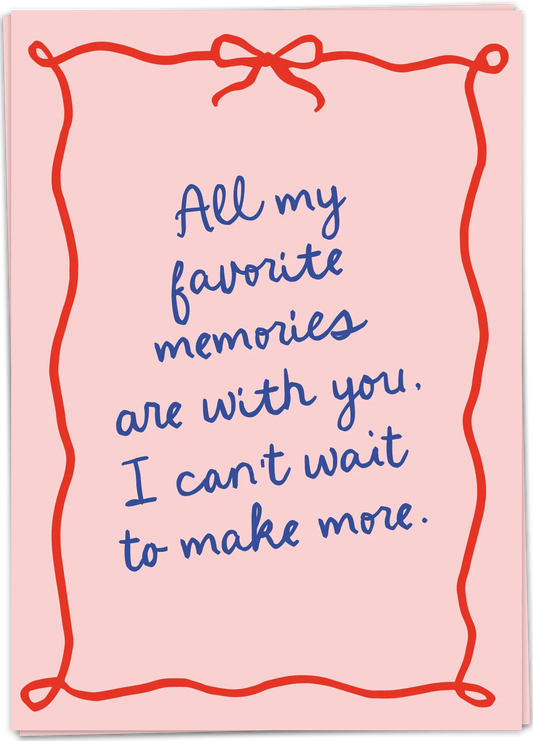 Fave memories - Kaart Blanche
