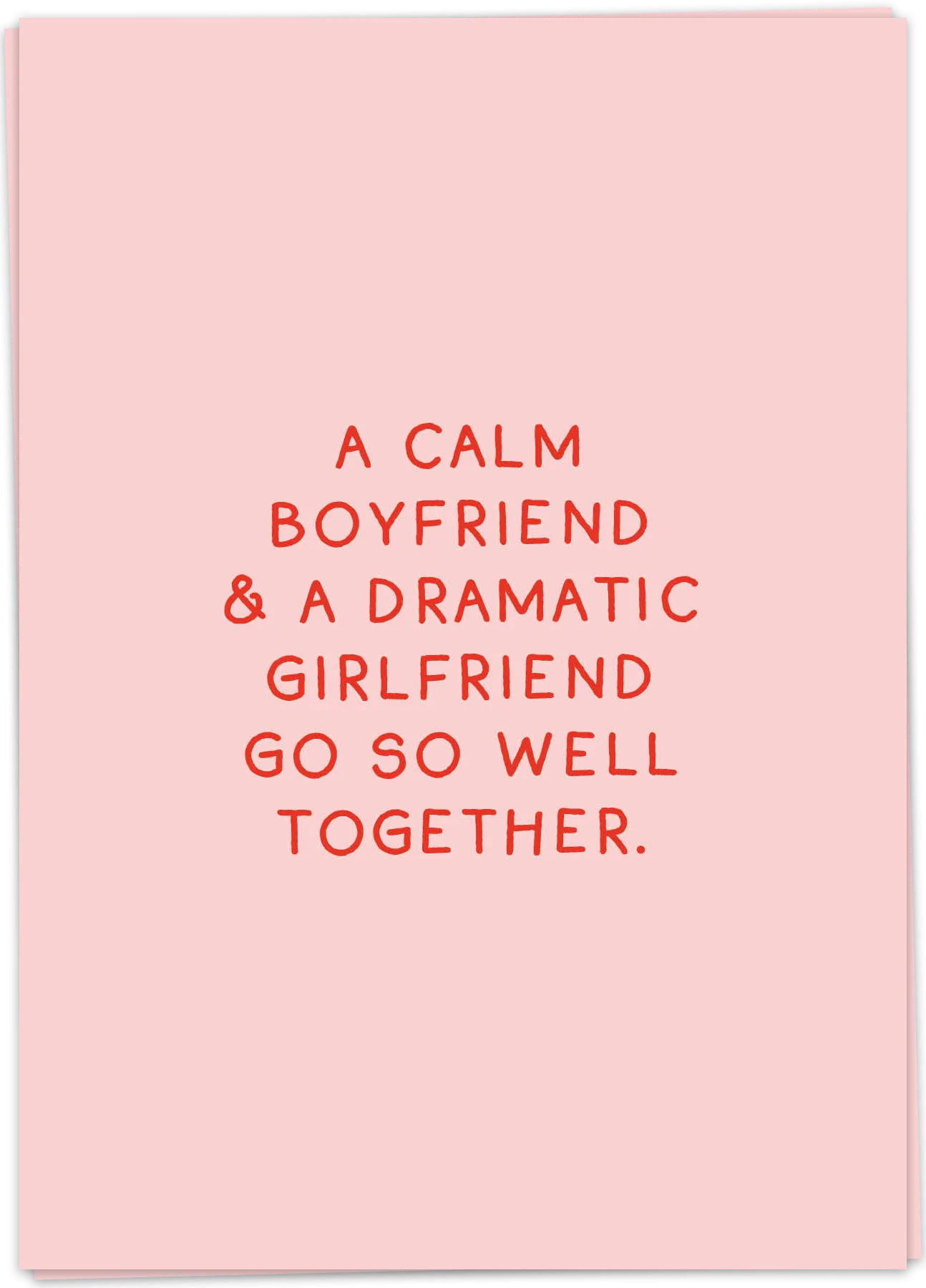 Calm Boyfriend - Kaart Blanche
