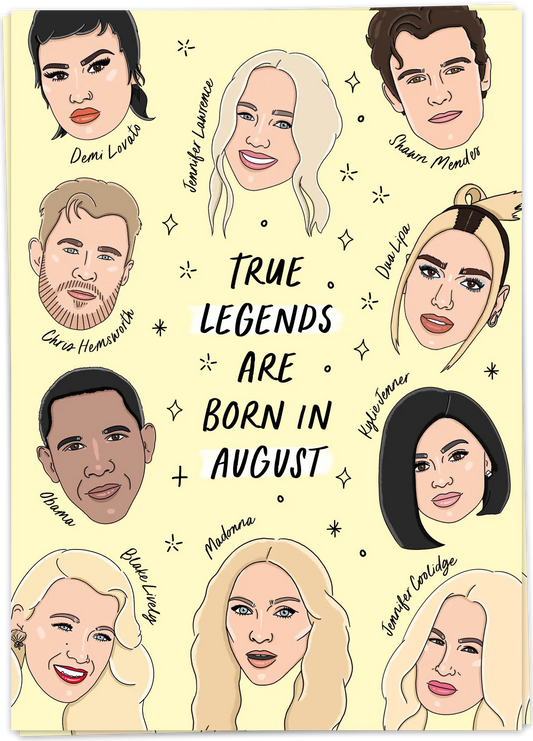 Legends August - Kaart Blanche