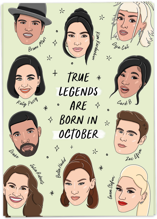 Legends October - Kaart Blanche