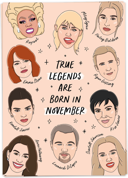 Legends November - Kaart Blanche