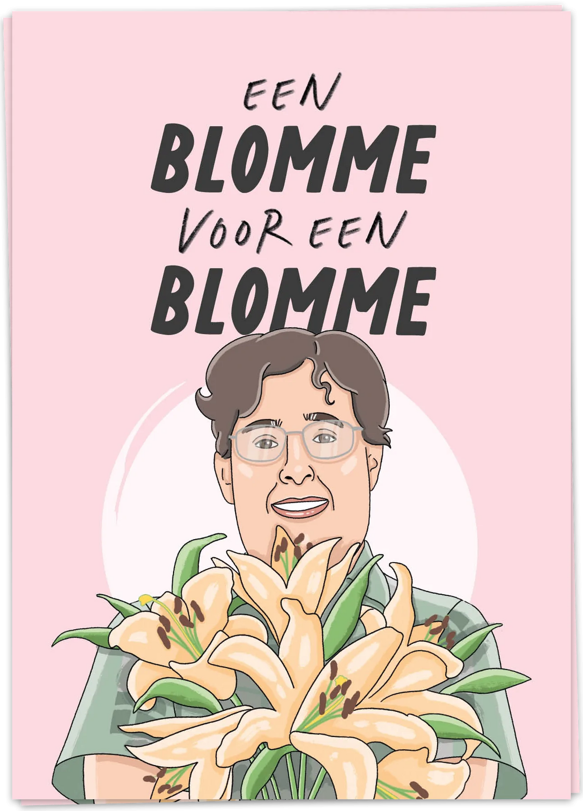 Blomme voor een blomme - Kaart Blanche