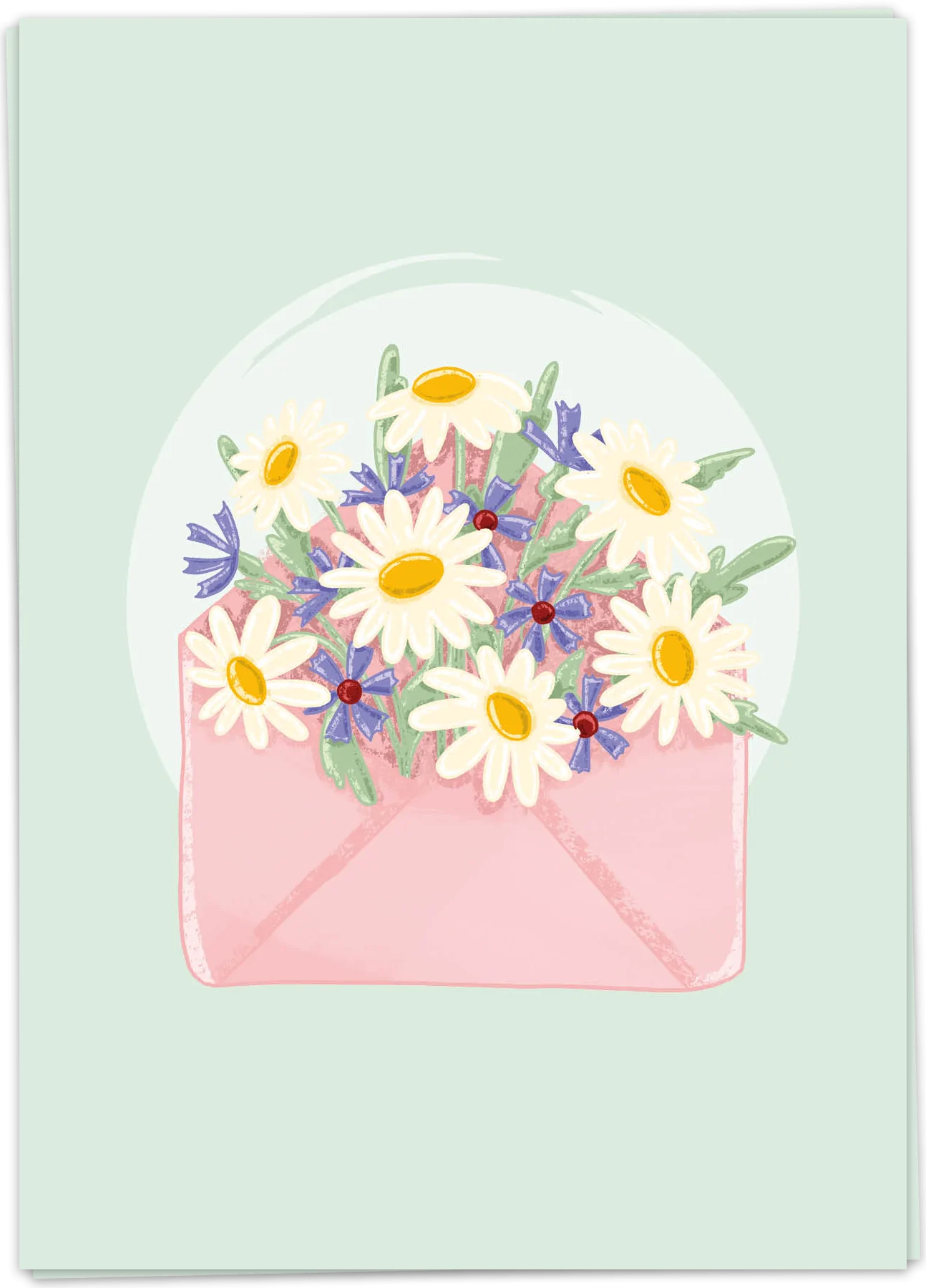 Flowers mail - Kaart Blanche