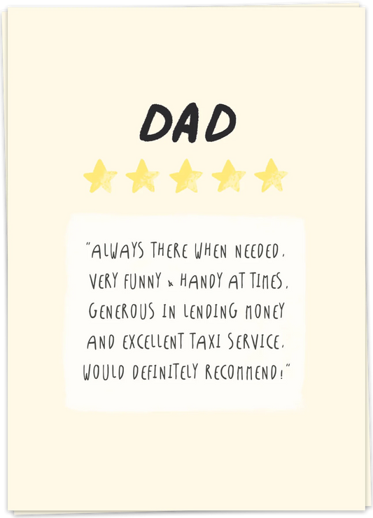 Dad review - Kaart Blanche