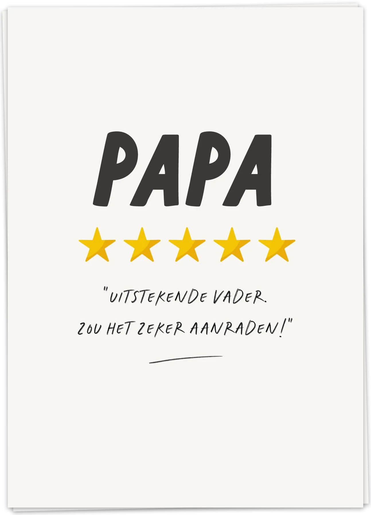 Papa review - Kaart Blanche