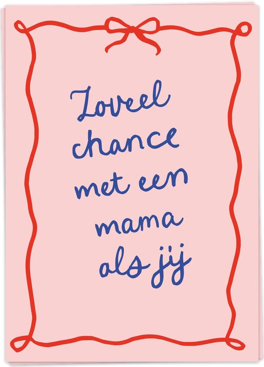 Zoveel chance - Kaart Blanche