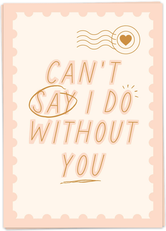 Can't say I do - Kaart Blanche