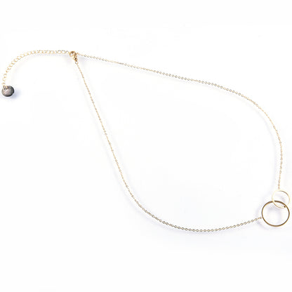 Ketting Double O goud