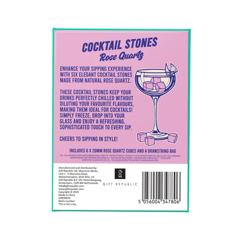 Cocktail stenen - Rose Quartz