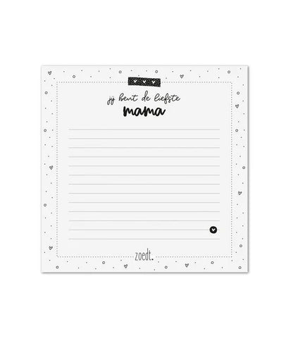 Notitieblokje mama