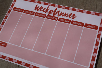 Weekplanner Pink Mix