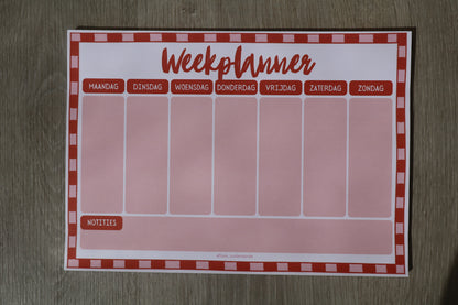 Weekplanner Pink Mix