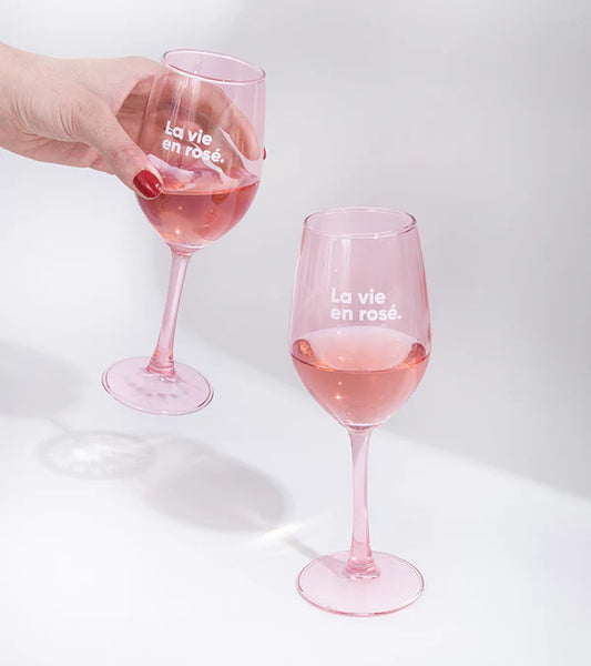 Wijnglazen La Vie en Rosé