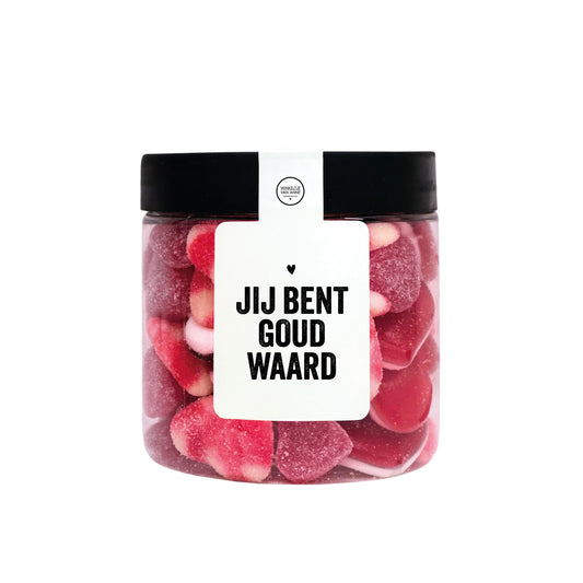 Snoeppot Jij bent goud waard