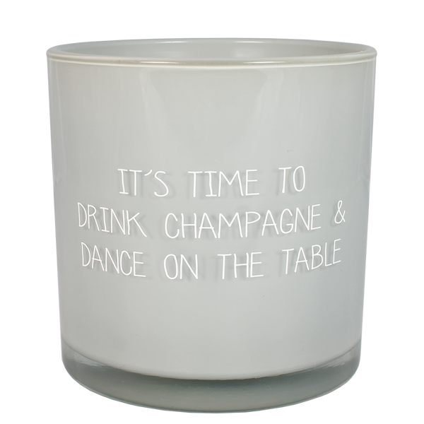 Geurkaars Time to drink champagne